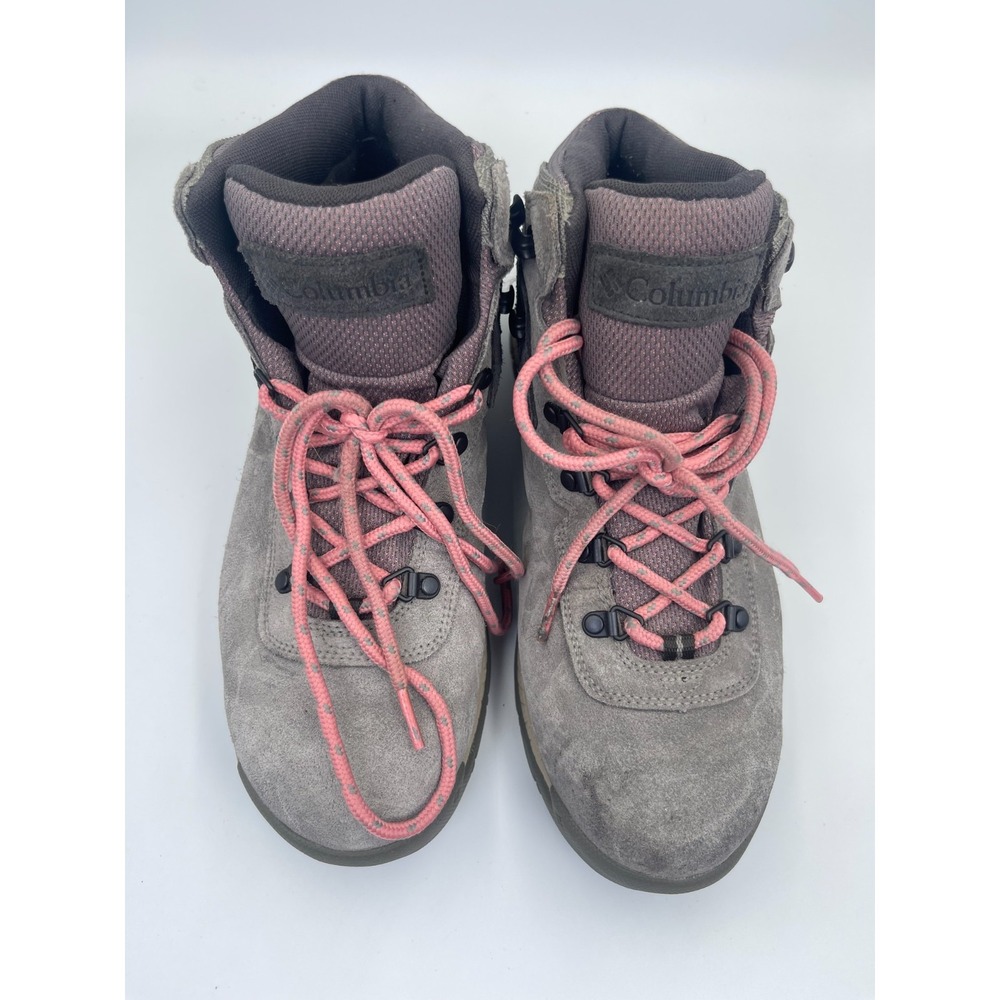Columbia Newton Ridge Plus WP Amped Women's 11 Gray Waterproof Hiking Boots